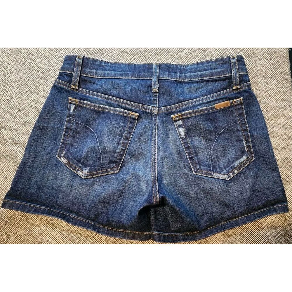 Joe's Jeans Womens 26 Darla Shorts Distressed Denim Cotton Blend Stretch‎ NWOT